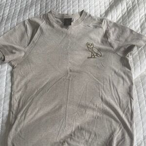 OVO Light Gray Short Sleeve Tee